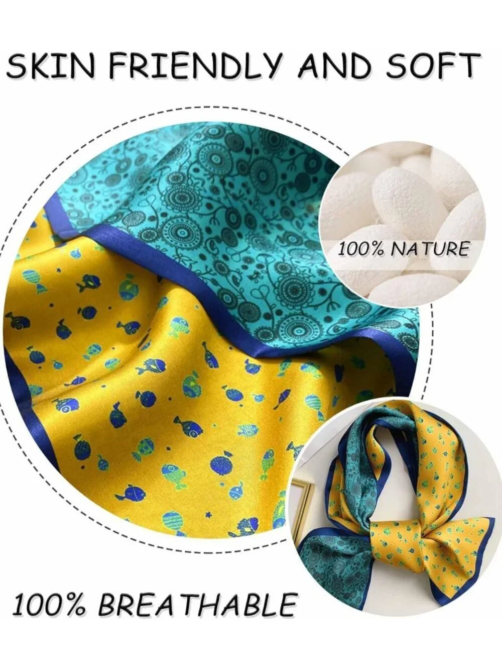 N/A silk scarf